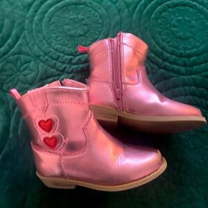 Toddler Girl Pink Cowboy boots